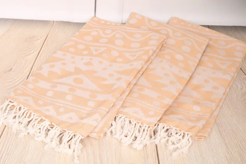 Monogram Turkish Towel, Spa Towel, 70x40 Cotton Round Pattern Towel, Beach Towel Gift, Turkish Towel Beach, Gift For Best Friend, Bachelor Towel - 7