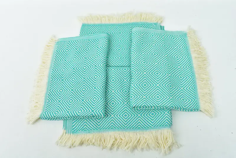 Regalos de decoración del hogar, toallas de baño, regalo de soltero, regalo de boda, decoraciones de despedida de soltera de playa, toalla de cocina, toalla de diamante de algodón de 28x20 - 6