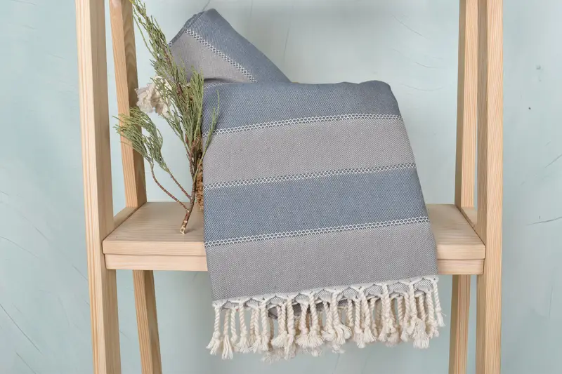 Turkish bath towel, Beach Towel Bulk, 68x36 Cotton Striped Towel, Bridal Shower Gift, Bachelorette Party Favor, Bath towel, Wedding Towel - 4