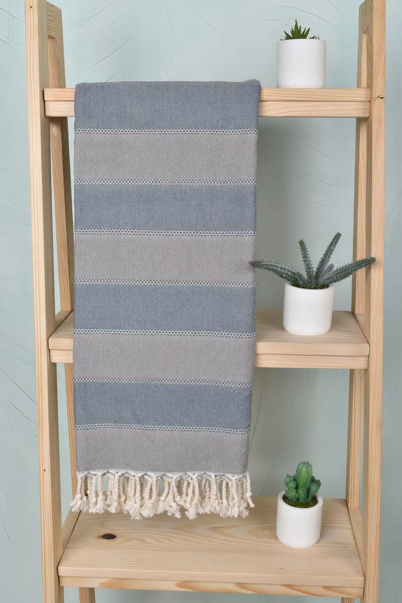 Turkish bath towel, Beach Towel Bulk, 68x36 Cotton Striped Towel, Bridal Shower Gift, Bachelorette Party Favor, Bath towel, Wedding Towel - 8