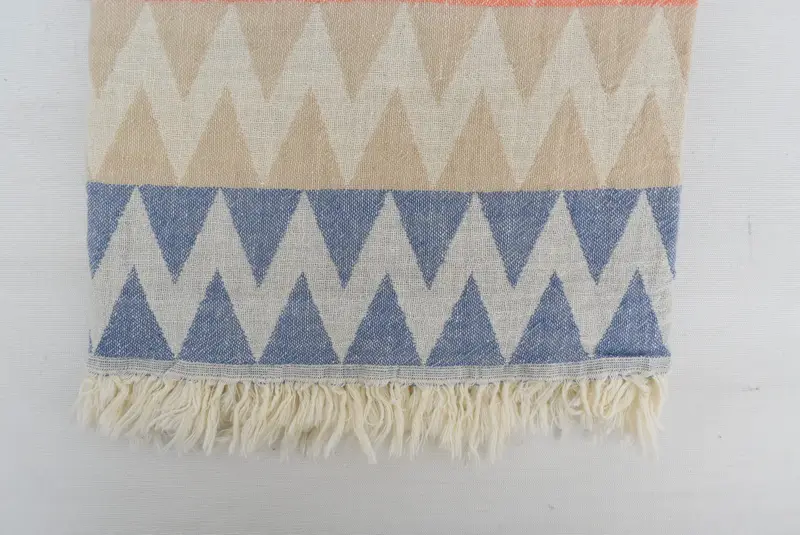 Monogram Turkish Towel, Housewarming Gift, Turkish bath towel, Gift Towel, Guest Towel, 70x40 Cotton Zigzag Design Towel, Bachelorette Party Gifts - 6