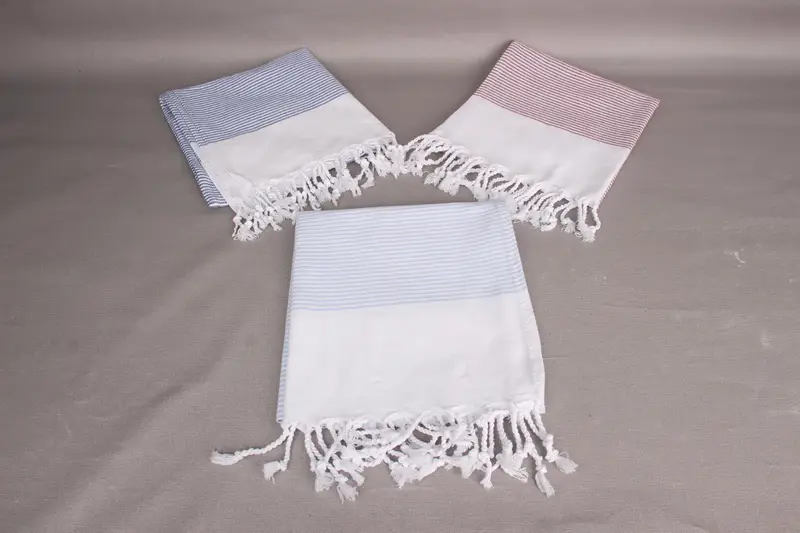 40x18 Cotton Striped Towel, Wedding For Favor, Monogrammed Hand Towel, Bridesmaid Gifts, Wedding Favors, Bulk Order Towel, Bridesmaid Gift - 4