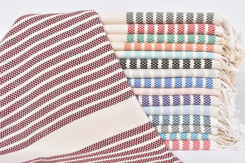 70x40 Cotton Striped Towel, Bachelorette Party Gift, Bachelorette Party Favor, Lightweight Turkish towel, Beach Towel Bulk, Quick-Dry Beach Towel - 1