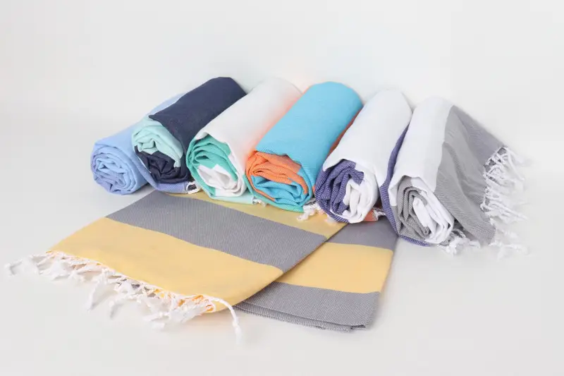 Wedding Gift For Bride, Scarf Towel, Custom Wedding Gift, 70x40 Cotton Striped Towel, Custom Wedding Towel, Sand-free towel, Custom Towel - 4
