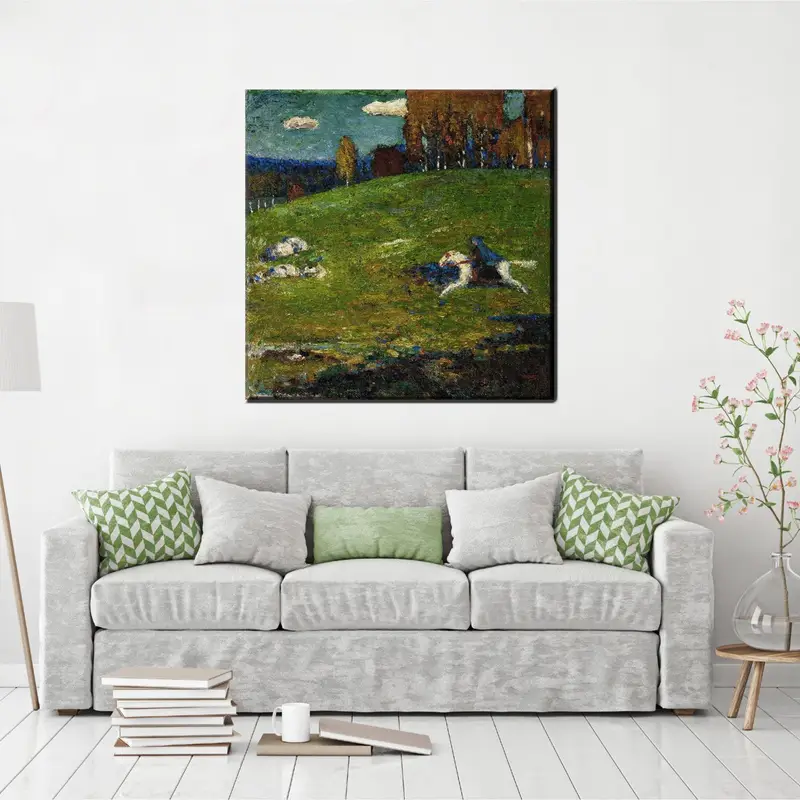 Expressionism, Farmhouse Decor, Trendy Canvas Art, Green Wall Decor, Nature Landscape, Trendy Canvas Art, Modern Art Decor, Home Decor - 3