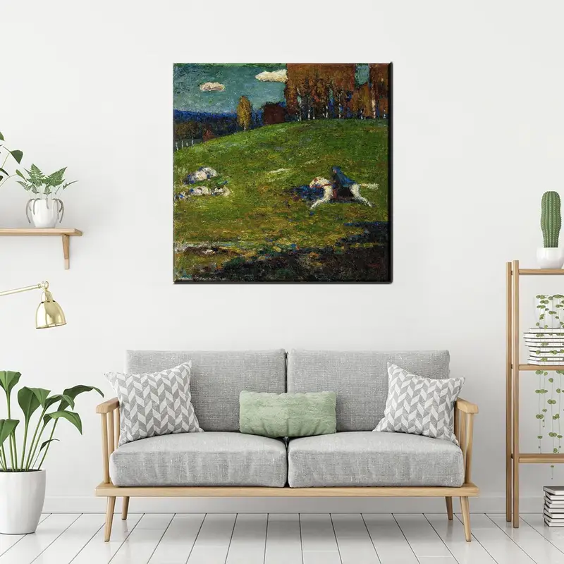 Expressionism, Farmhouse Decor, Trendy Canvas Art, Green Wall Decor, Nature Landscape, Trendy Canvas Art, Modern Art Decor, Home Decor - 1