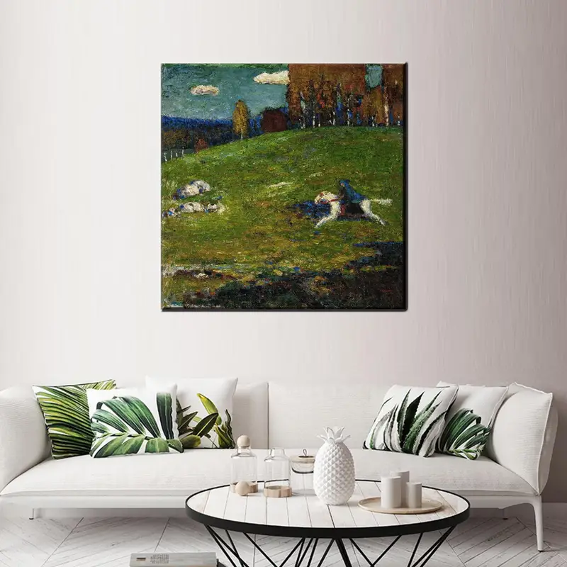 Expressionism, Farmhouse Decor, Trendy Canvas Art, Green Wall Decor, Nature Landscape, Trendy Canvas Art, Modern Art Decor, Home Decor - 4