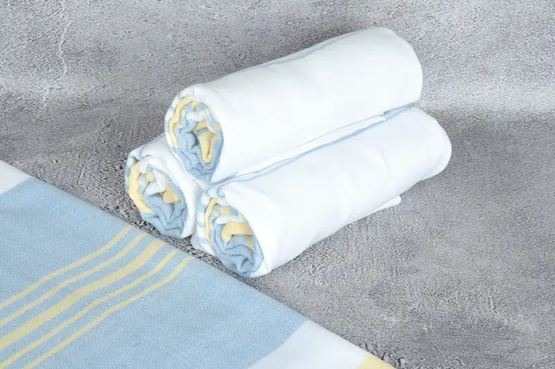Lightweight Turkish towel for beach, Gym Towel, 70x40 Cotton Striped Towel, Soft towel, Lightweight towel, Gift For Mom, Turkish bath towel - 8