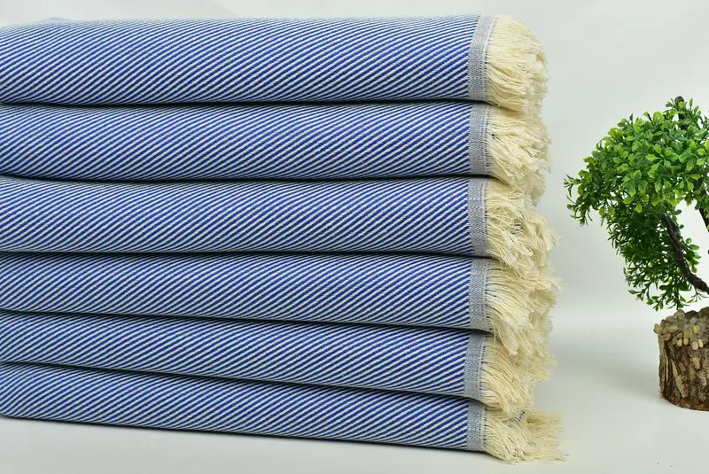 Sand-resistant towel, 70x36 Cotton Striped Towel, Gifts For Him, Guest Towel, Customized Turkish Towel, Custom Gift, Mother Of The Groom Gift - 3