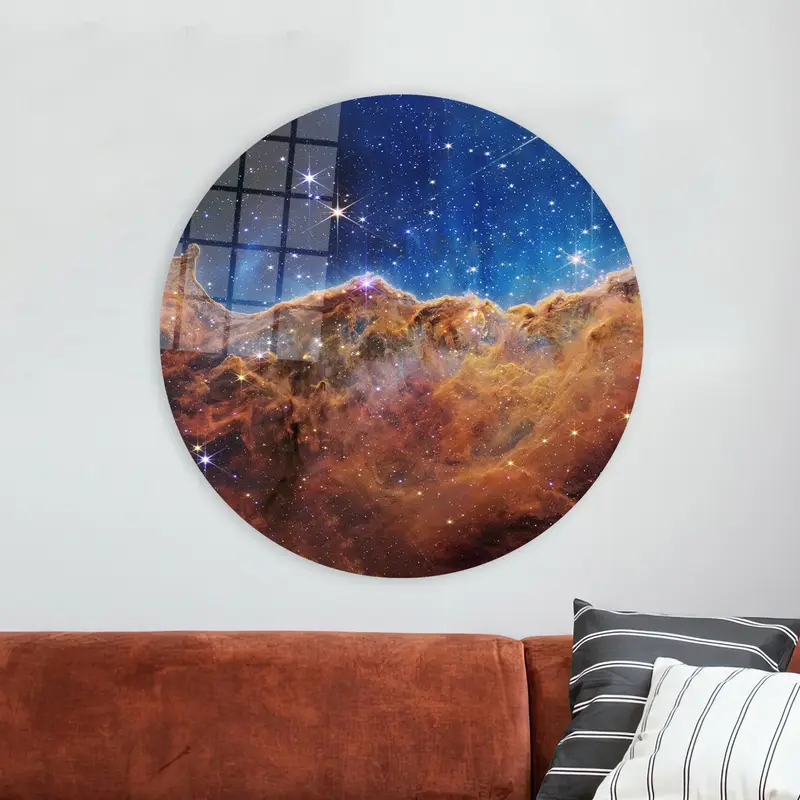 Stellar Canvas: NASA's Cosmic Cliffs Space Landscape Print