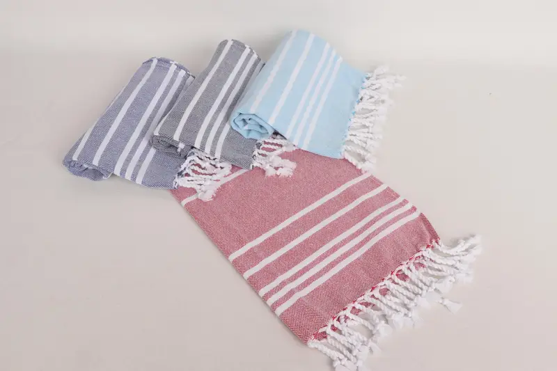 Decorative Towel, 38x18 Cotton Striped Towel, Bridal Party Gifts, Personalized Kitchen Towel, Personalized Hand Towel, Monogram Kitchen Towel - 6