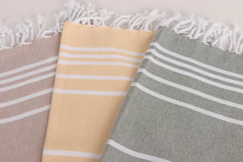 Decorative Towel, 38x18 Cotton Striped Towel, Bridal Party Gifts, Personalized Kitchen Towel, Personalized Hand Towel, Monogram Kitchen Towel - 4