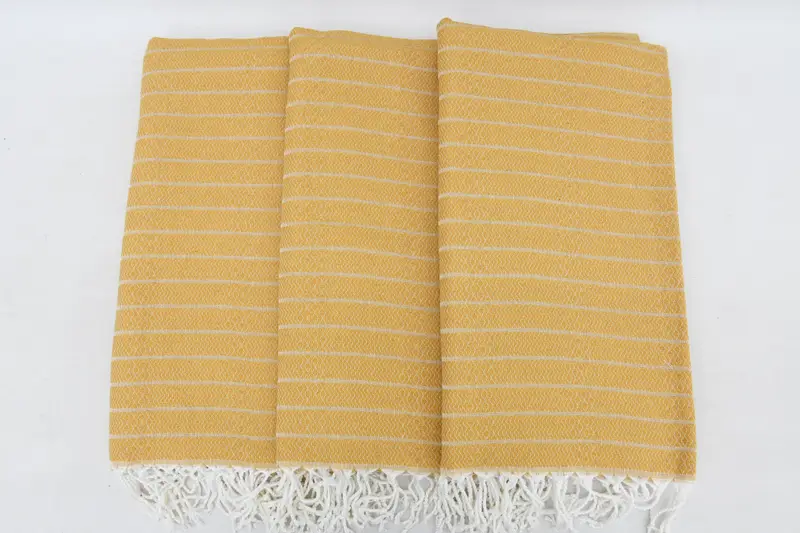 Travel towel, 70x40 Cotton Striped Towel, Best Friend Wedding Gift, Bridesmaid Gifts Personalized, Organic Beach Towel, Peshtemal Towel, Fouta towel - 6