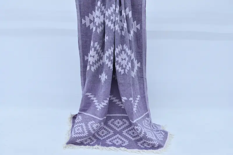 Ev ve seyahat için çevre dostu Türk havlu, seyahat havlu, emici havlu, hafif havlu, organik havlu, yoga havlu, ev ısınma hediyesi - 8