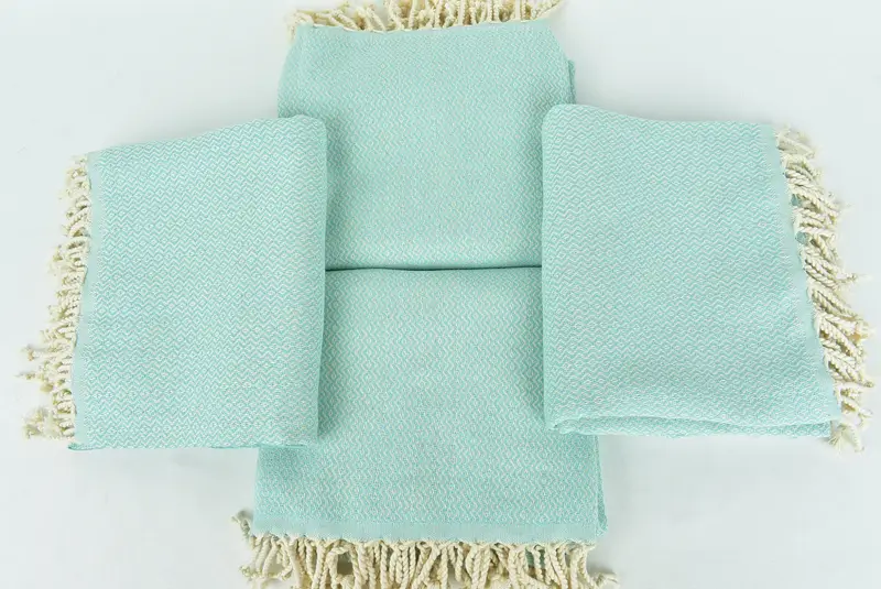 Spa Towel, Bridal Shower Gifts, Travel towel, 70x40 Cotton Diamond Towel, Handmade Turkish hammam towel, Yoga Towel, Luxury towel, Bachelor Gifts - 6