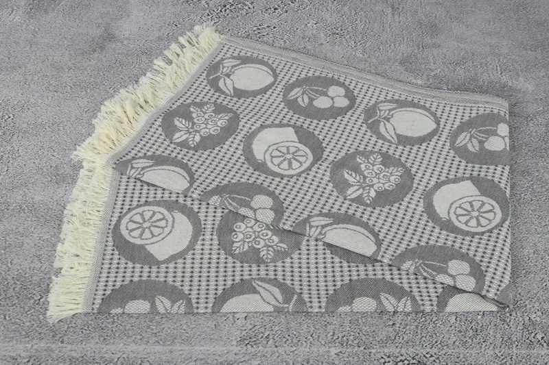 Monogram Kitchen Towel, Bridal Shower Favors, Turkish Towel Hand Towel, Birthday Gift, Small Bath Towels, 28x20 Cotton Fruits Patterned Towel - 7