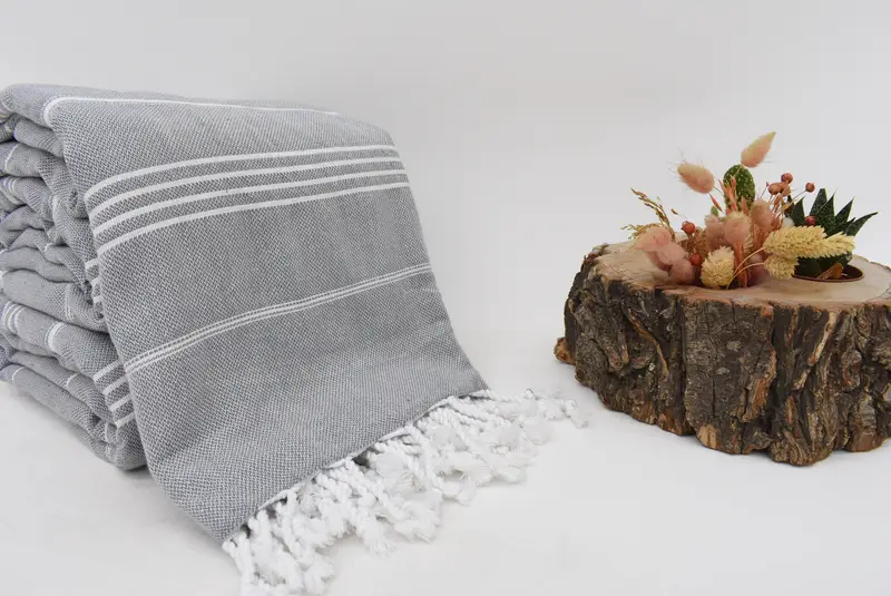 Bachelorette Party Items, 96x80 Cotton Striped Towel, Bridesmaid Gifts, Best Friend Gift, Bachelorette Gifts, Personalized Blanket, Turkish Bedcover - 3