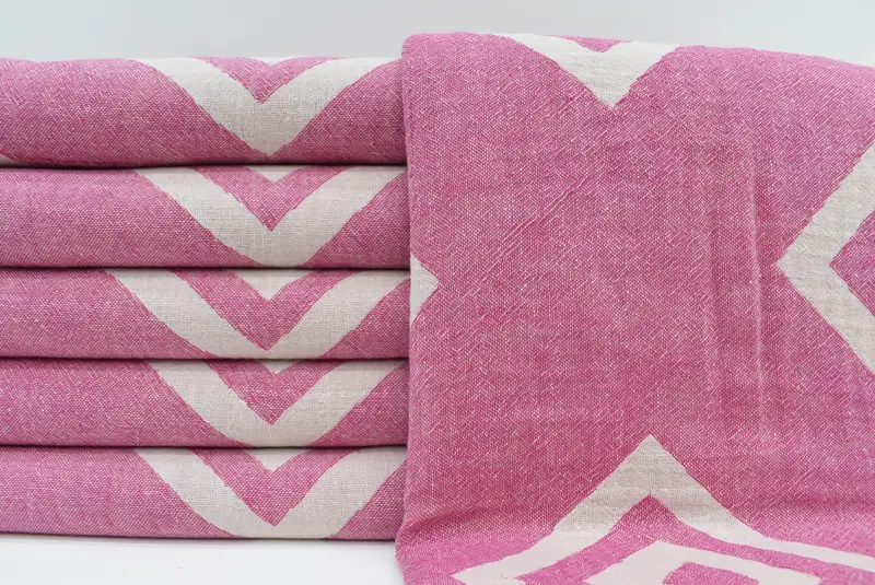 Monogram Beach Towel, Pool Towels, Bridal Shower Favor, 70x36 Cotton Geometric Towel, Sand-resistant towel, Gym Towel, Summer Gift Ideas, Thin towel - 2
