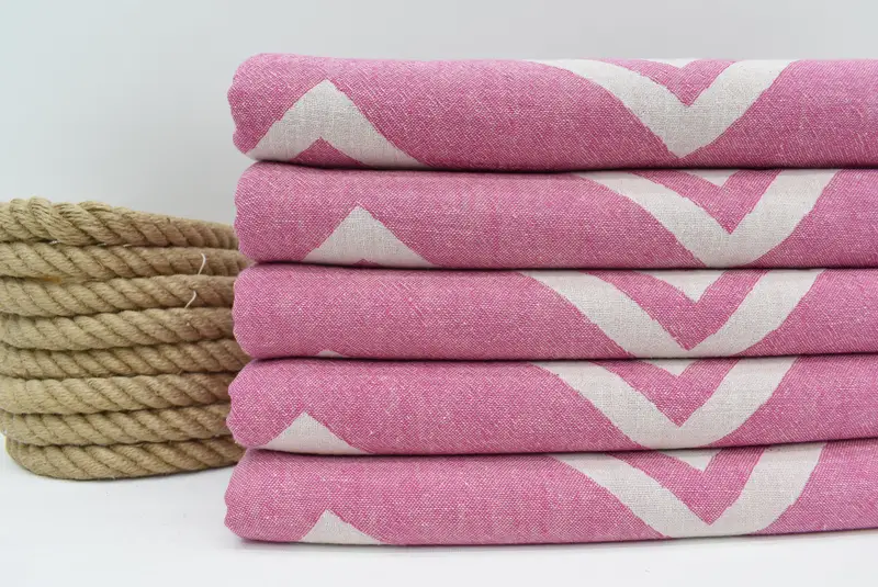 Monogram Beach Towel, Pool Towels, Bridal Shower Favor, 70x36 Cotton Geometric Towel, Sand-resistant towel, Gym Towel, Summer Gift Ideas, Thin towel - 3
