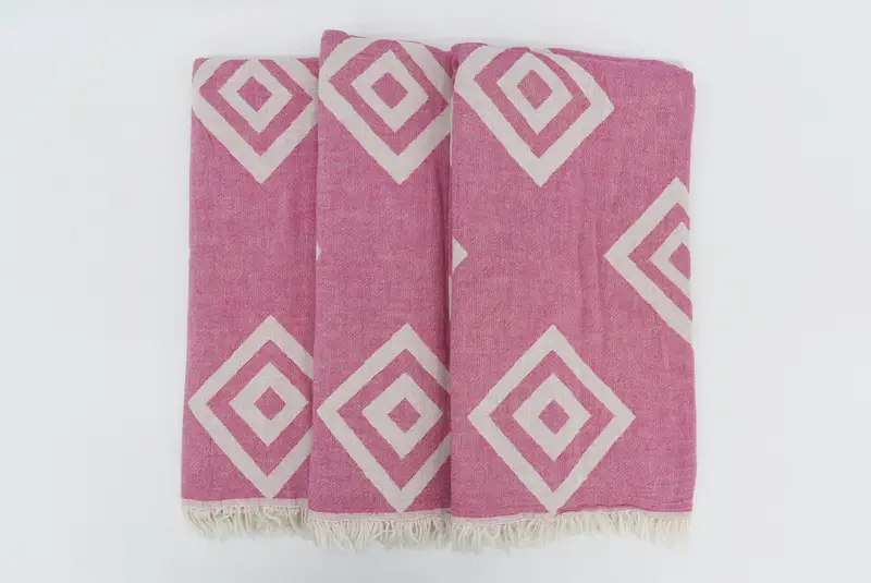 Monogram Beach Towel, Pool Towels, Bridal Shower Favor, 70x36 Cotton Geometric Towel, Sand-resistant towel, Gym Towel, Summer Gift Ideas, Thin towel - 7