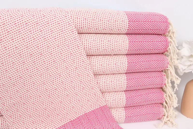 Turkish Towel Hand Towel, Summer Gift, Christmas Favors, 36x18 Cotton Diamond Towel, Personalized Gift, Turkish Hand Towel, Bridal Shower Gift - 1