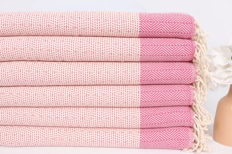 Turkish Towel Hand Towel, Summer Gift, Christmas Favors, 36x18 Cotton Diamond Towel, Personalized Gift, Turkish Hand Towel, Bridal Shower Gift - 3