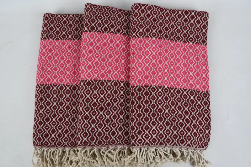 Cotton towel, Personalized Bridesmaid Gift, Turkish hand towel, Pool Towels, Embroidered Beach Towel, 70x40 Cotton Striped Towel, Bridesmaid Favors - 3
