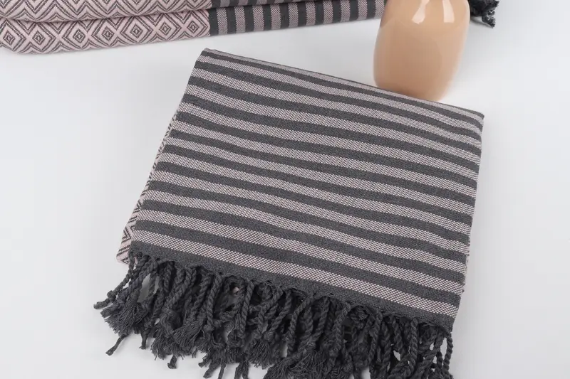 Christmas Gift, Beach Towel Bulk, Quick-dry peshtemal, Bridesmaid Gifts, Lightweight towel, Gift For The Home Decor, 70x40 Cotton Diamond Towel - 5