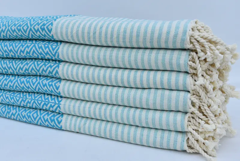 Beach Towel Bulk, Gym Towel, Customized Towels, Embroidered Beach Towel, 76x38 Cotton Diamond Towel, Personalized Wedding Gift, Lightweight towel - 4