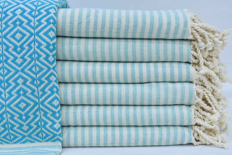 Beach Towel Bulk, Gym Towel, Customized Towels, Embroidered Beach Towel, 76x38 Cotton Diamond Towel, Personalized Wedding Gift, Lightweight towel - 2