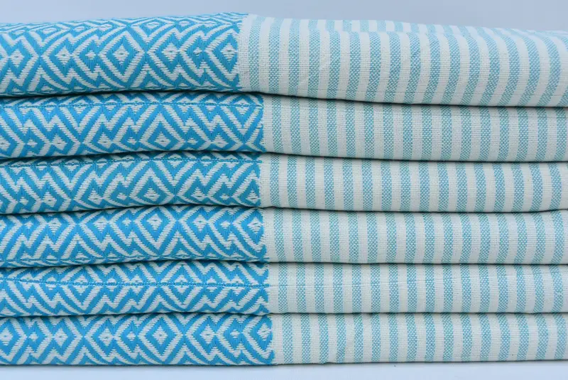 Beach Towel Bulk, Gym Towel, Customized Towels, Embroidered Beach Towel, 76x38 Cotton Diamond Towel, Personalized Wedding Gift, Lightweight towel - 3