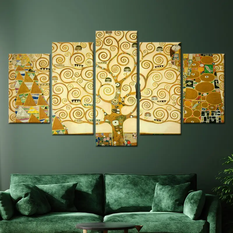 Klimt The Tree Of Life, Gustav Klimt Wall Art, The Tree Of Life Wall Decor, Tree Life Wall Art, Canvas Wall Decor, Klimt Tree, Artwork, - 4