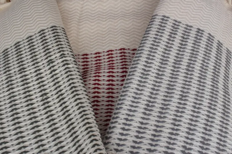 Tablecloth, Woven Throw Blanket, 90x76 Cotton Diamond Towel, Bachelorette Party Favors, Turkish Blanket Throw, Turkish Towel Blanket, Custom Gift - 3