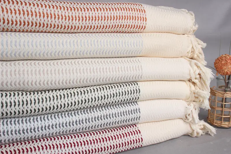 Tablecloth, Woven Throw Blanket, 90x76 Cotton Diamond Towel, Bachelorette Party Favors, Turkish Blanket Throw, Turkish Towel Blanket, Custom Gift - 2