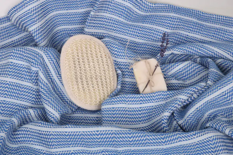 Hammam towel, Bridesmaid Gifts, 70x40 Cotton Striped Towel, Beach Towel Gift, Pool Towels, Gift For Best Friend, Soft and absorbent Turkish towel - 7