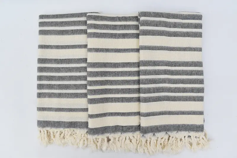 70x34 Cotton Striped Towel, Thin towel, Cute Beach Towel, Custom Towel Beach, Bridal Shower Gift, Housewarming Gift, Spa Gift, Personalized Gifts - 6