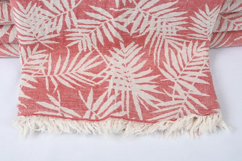 Personalized Blanket, Halloween Blanket, 100x80 Cotton Floral Patterned Towel, Woven Blanket, Wedding Hand Made Gift, Bohemian Bedspread, Bedspread - 2