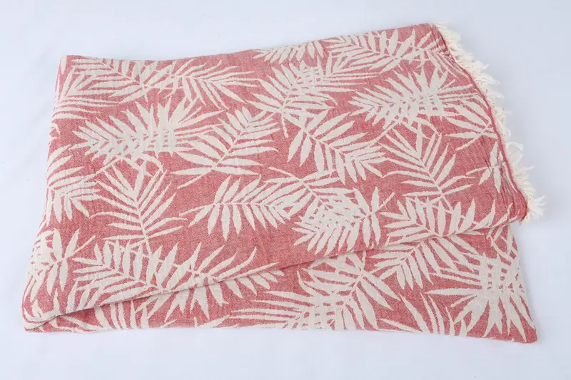 Personalized Blanket, Halloween Blanket, 100x80 Cotton Floral Patterned Towel, Woven Blanket, Wedding Hand Made Gift, Bohemian Bedspread, Bedspread - 5