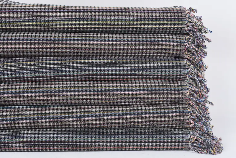 70x40 Cotton Geometric Towel, Spa Towel, Bachelorette Party Gifts, Grandma Gift, Hammam towel, Embroidered Beach Towel, Bridesmaid Gift, Custom Gift - 3
