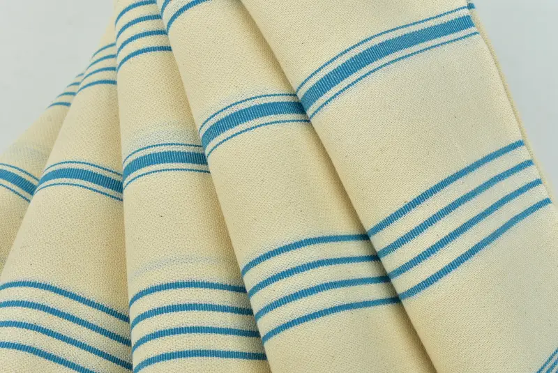 Peshtemal Towel, Turkish bath towel for spa, Organic Beach Towel, Sand-resistant towel, 70x40 Linen Striped Towel, Grandma Gift, Summer Gift - 5