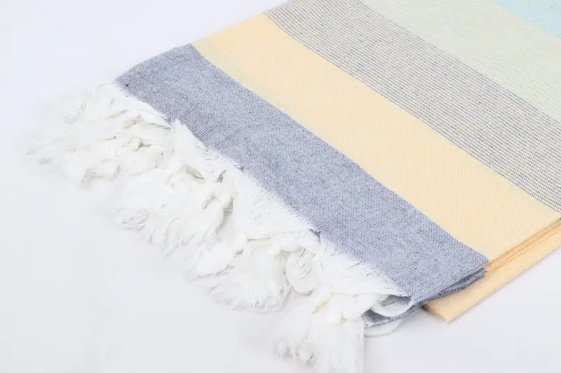 68x40 Cotton Striped Towel, Gym Towel, Sand-free peshtemal towel for the beach, Hammam towel, Handmade Gift, Bridal Party Gifts, Peshtemal Towel - 7