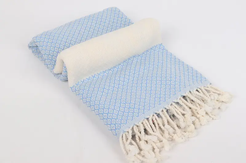 Custom Name Towel, 70x36 Linen Diamond Towel, Peshtemal Towel, Travel Towel, Holiday Towel, Travel towel, Personalized Towel, Wedding Gift For Bride - 6
