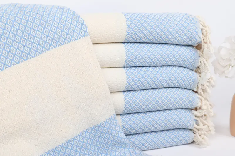Custom Name Towel, 70x36 Linen Diamond Towel, Peshtemal Towel, Travel Towel, Holiday Towel, Travel towel, Personalized Towel, Wedding Gift For Bride - 1