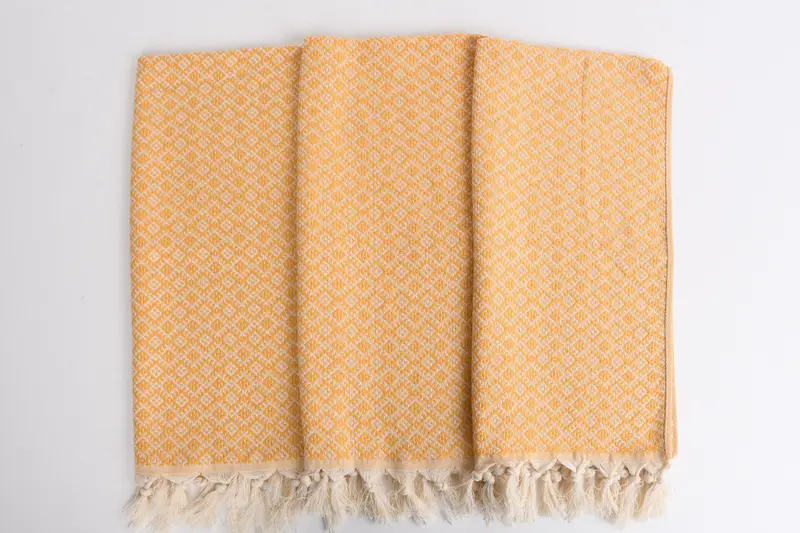 Personalized Kitchen Towel, Kitchen Towel, Small Bath Towels, Organic Tea Towel, Bridal Shower Gifts, Summer Gift, 38x20 Cotton Diamond Towel - 7