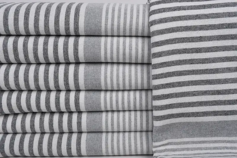 68x40 Cotton Striped Terry Towel, Yoga Towel, Merry Christmas Gifts, Bachelor Bachelorette Party Favors, Wedding Favors, Custom Beach Towel - 1