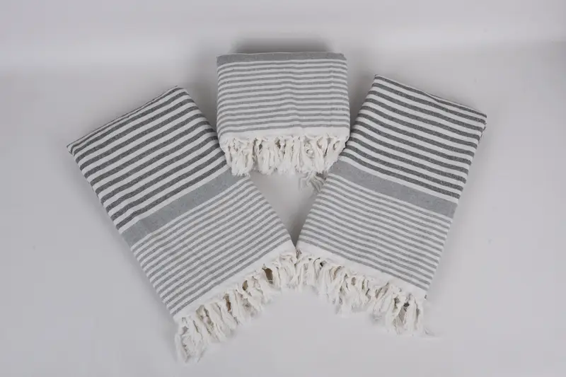 68x40 Cotton Striped Terry Towel, Yoga Towel, Merry Christmas Gifts, Bachelor Bachelorette Party Favors, Wedding Favors, Custom Beach Towel - 6