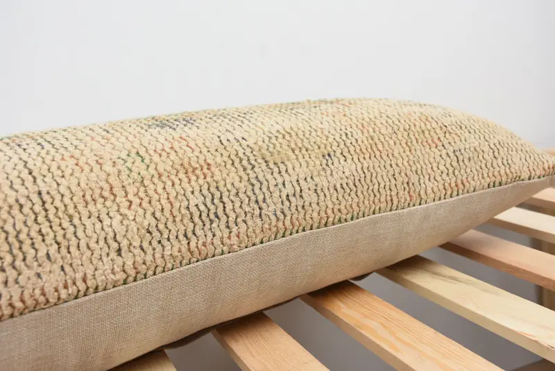 Gift Pillow, Vintage Kilim Pillow, 12x48 Blue Pillow, Living Room Throw Cushion Case, Interior Designer Pillow, Cushion Case - 7