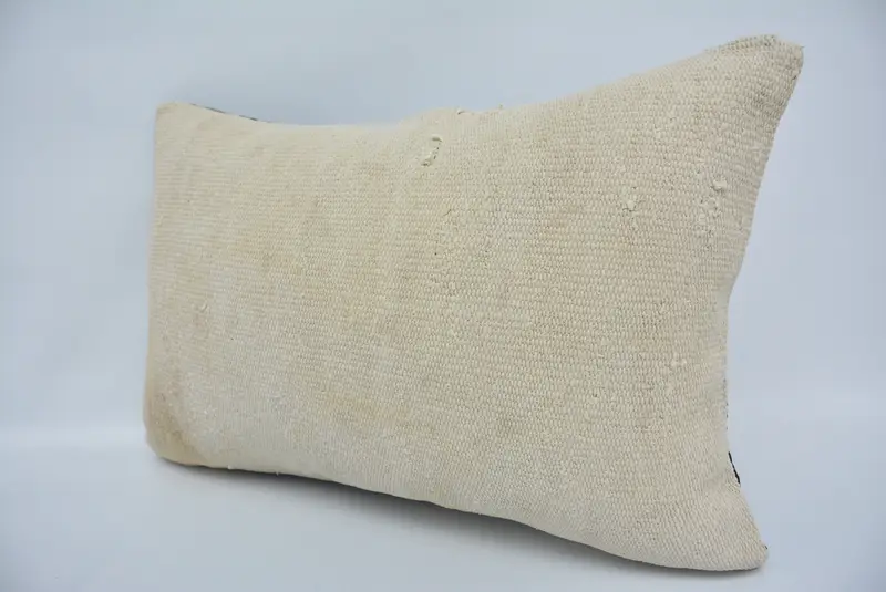Pillow for Sofa, 16x24 Beige Pillow Cover, Luxury Cushion Cover, Cushion Cover, Aztec Cushion, Antique Pillows, Vintage Kilim Pillow - 4