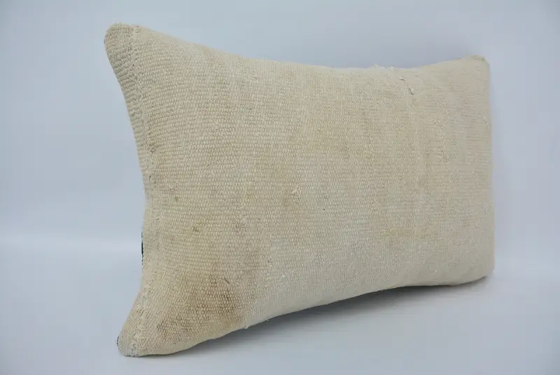 Pillow for Sofa, 16x24 Beige Pillow Cover, Luxury Cushion Cover, Cushion Cover, Aztec Cushion, Antique Pillows, Vintage Kilim Pillow - 3