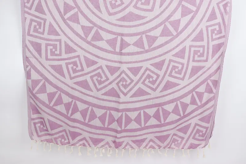Handmade Gift, Spa Towel, Custom Beach Towels, 68x40 Cotton Geometric Towel, Baby Boy Gift, Turkish bath towel, Girl Trip Party Favor, Custom Towel - 1